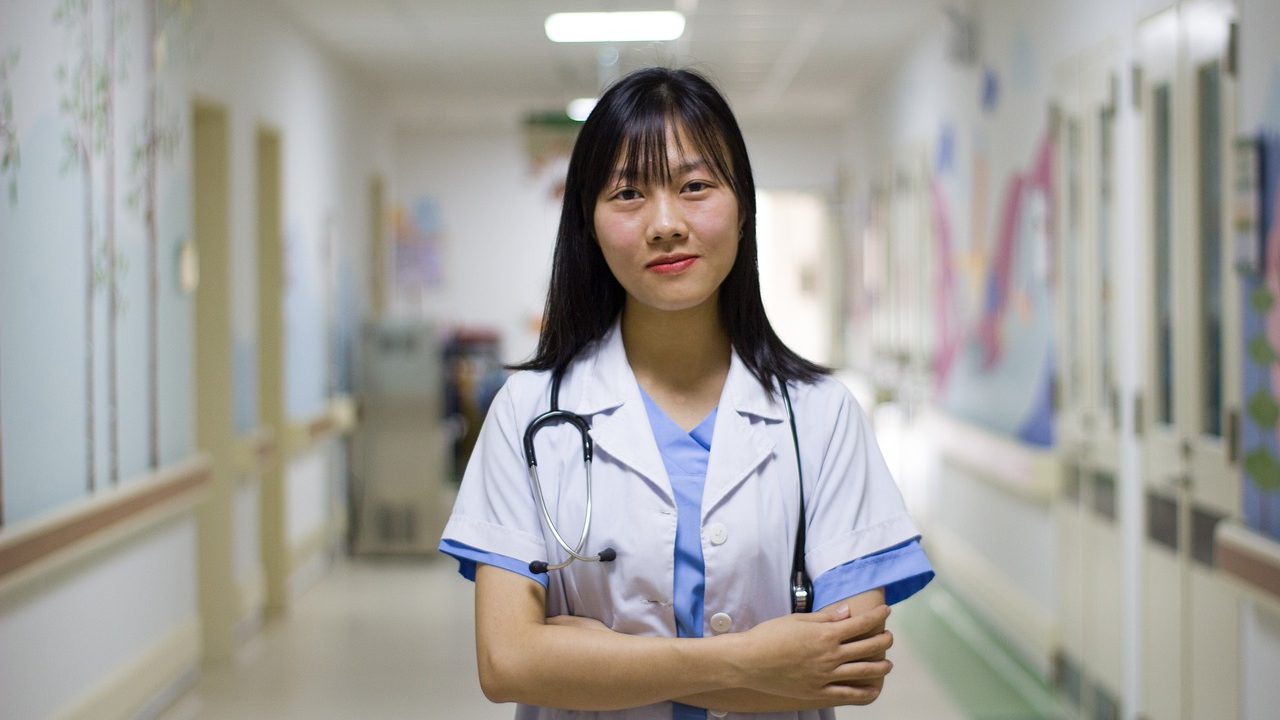 Nurse working in Hospital
