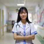 Nurse working in Hospital