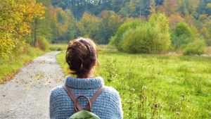 woman-green-path